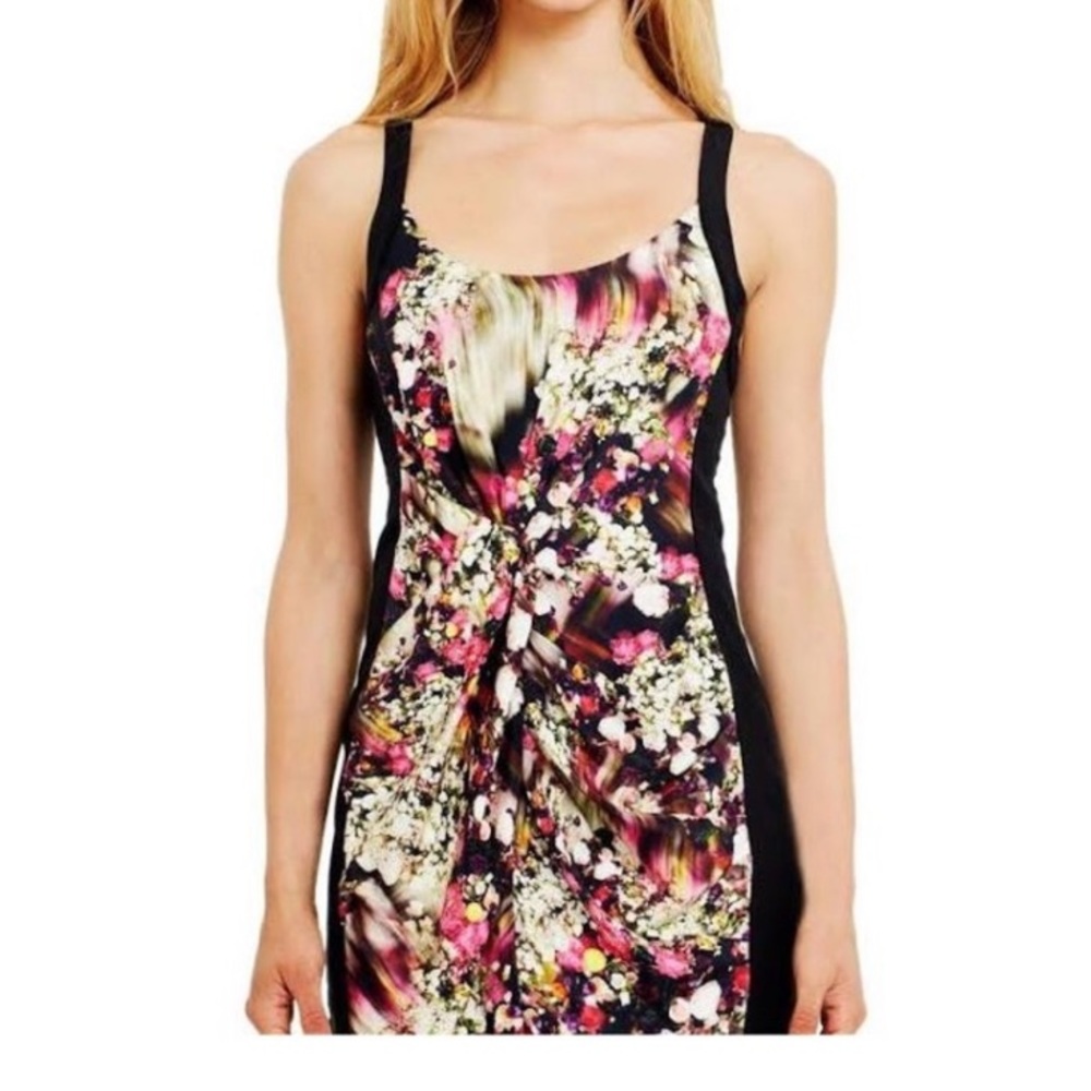 Rebecca Minkoff NWT Joshua Dress in Cerise 100% Silk Floral Sz 12